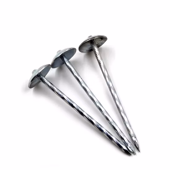  Fabricante 15 Grados 2”x.  099'' Clavos en espiral comunes para techos de paletas galvanizados neumáticos para pistola de clavos