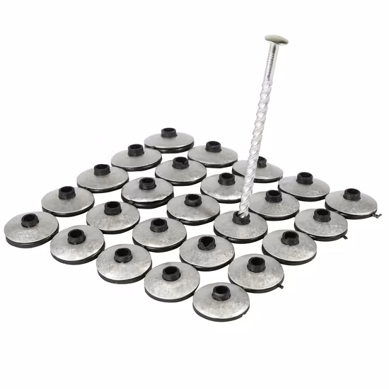 Clavo para techos galvanizado por inmersión en caliente de buena calidad con arandela, clavo para techos ensamblado/tornillo para techos de 90mm